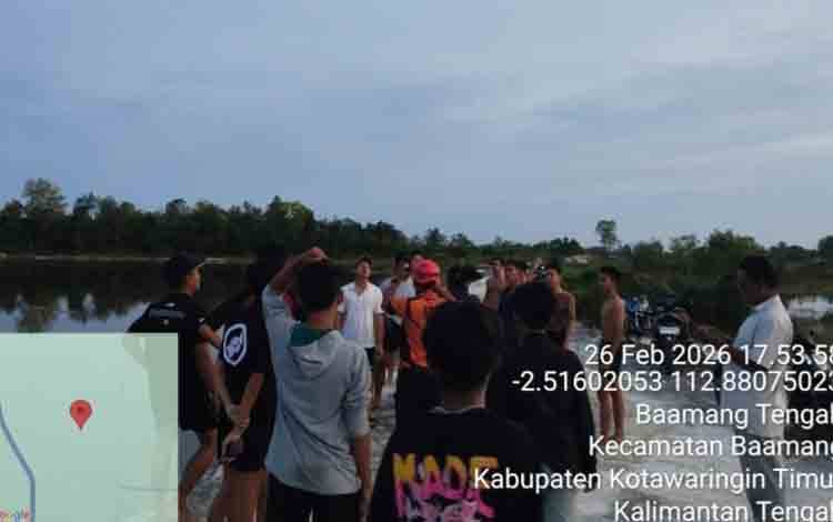Seorang Pemuda di Sampit Dikabarkan Tenggelam di Danau Bekas Galian