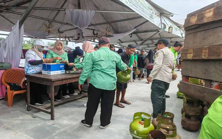 Pemkab Sukamara Komitmen Awasi Peredaran Gas LPG 3 Kg