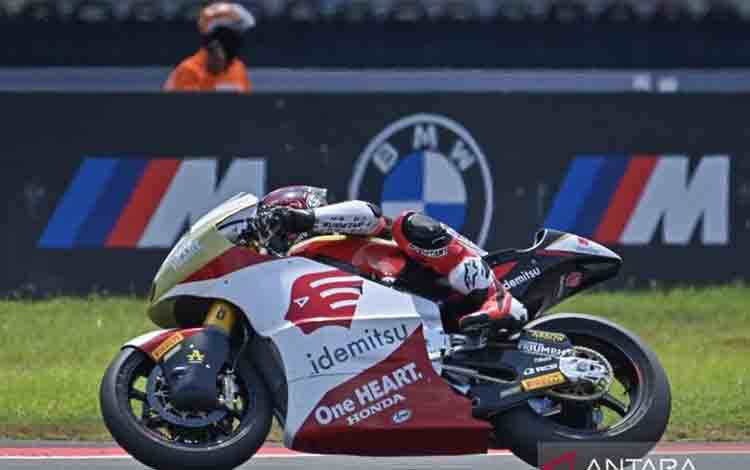 Mario Aji Minta Maaf Setelah Gagal Finis di GP Thailand