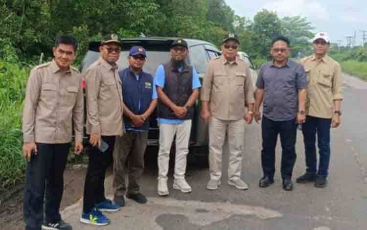 Komisi IV DPRD Kalteng Tinjau Jalan Sampit - Samuda, Anggaran Rp 10 Miliar Dinilai Tidak Cukupi