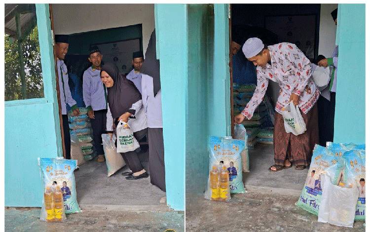 Begini Ucapan Syukur Penerima Zakat Keluarga H Abdul Rasyid AS di Gunung Mas