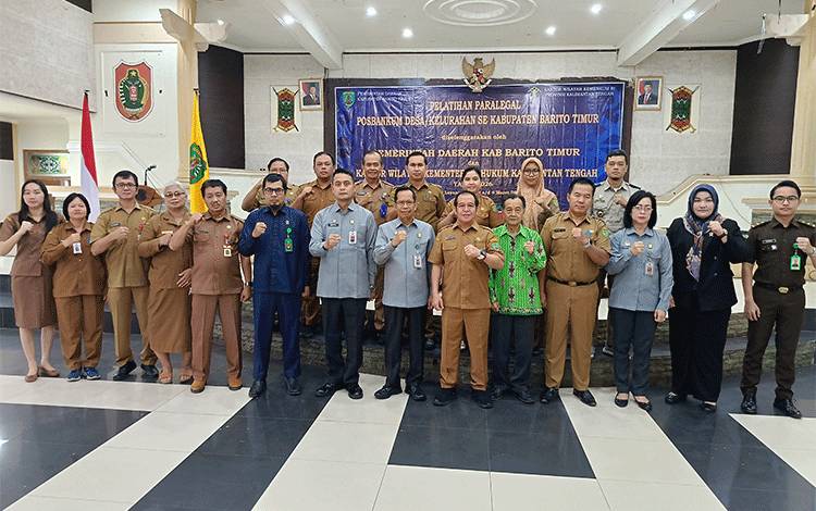 Pemkab Barito Timur Latih 886 Paralegal Desa Selama Dua Hari