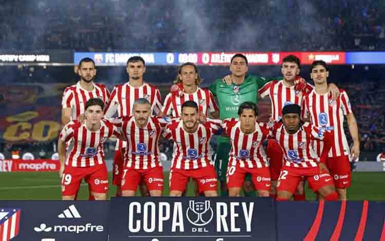 Atletico Madrid ke Final Piala Raja Meski Takluk 0-3 dari Barcelona