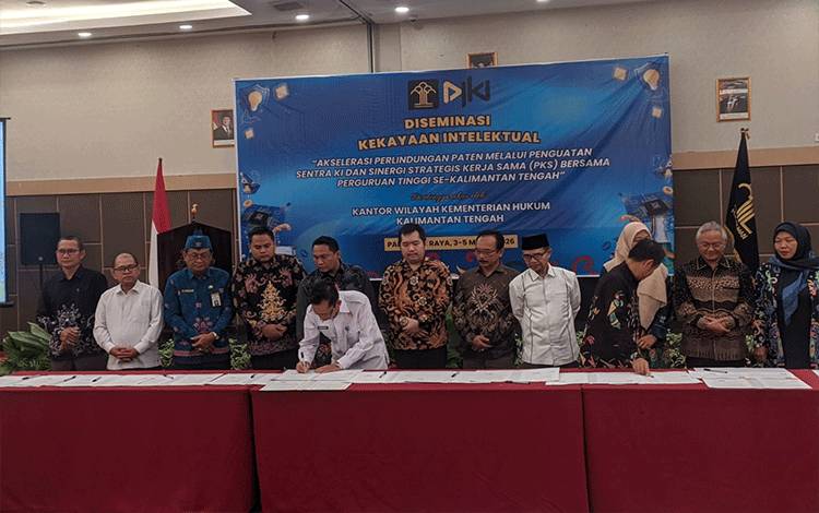 Gubernur Kalteng Tekankan Pentingnya Perlindungan Paten Dalam Transformasi Pembangunan