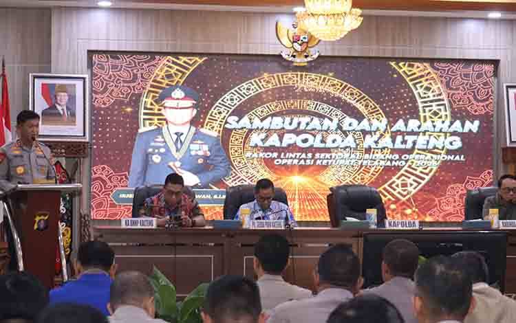 Polda Kalteng Gelar Rakor Lintas Sektoral, Siapkan 2.300 Personel untuk Operasi Ketupat Telabang 2026