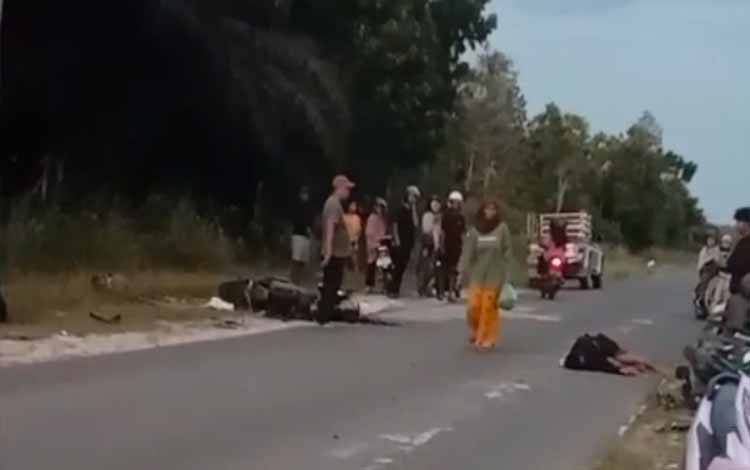 Ibu dan Anak Korban Tabrakan di Kumpai Batu Atas Meninggal
