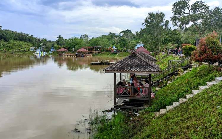 Pesona Wisata DAM Trinsing Barito Utara Sambut Libur Lebaran 2026