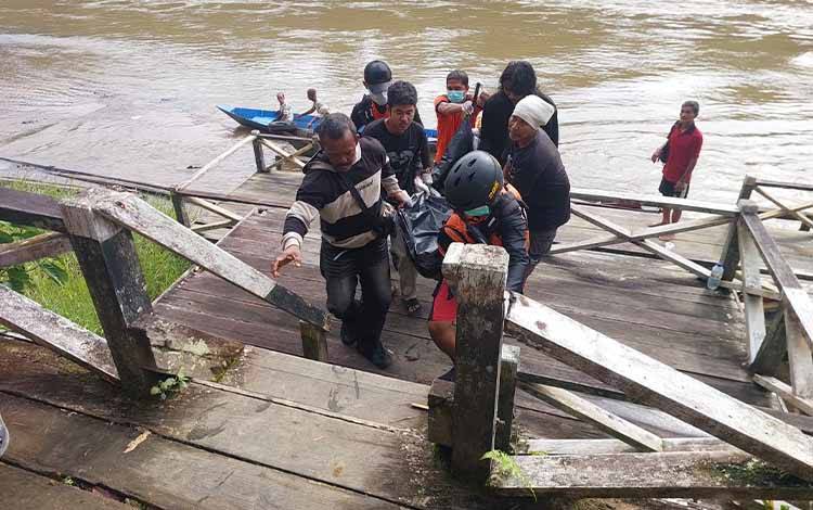Jasad Korban Tenggelam di Sungai Kinipan Lamandau Ditemukan 150 Meter dari Lokasi Kejadian