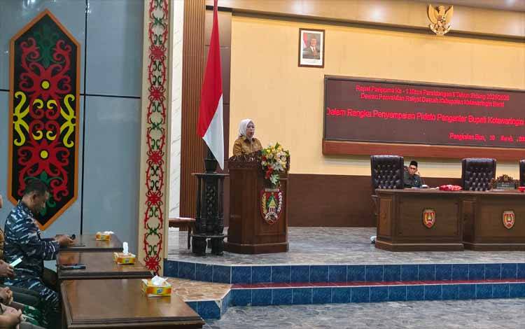 Bupati Kobar Sampaikan LKPJ 2025