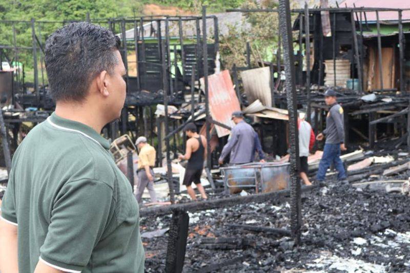 Pemkab Katingan Prioritaskan Penerbitan Dokumen Kependudukan Korban Kebakaran di Tumbang Gaei
