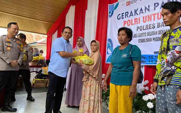 Wakil Bupati Barito Selatan Apresiasi Gerakan Pangan Murah Polri