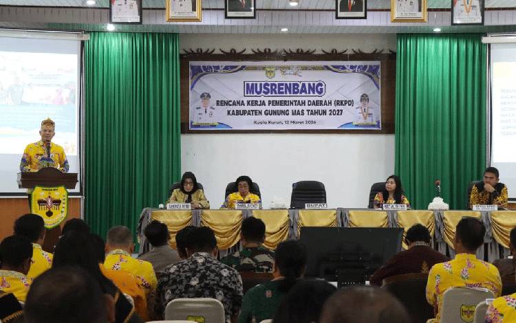 Bupati Gumas Sampaikan Hal Penting Ini pada Musrenbang RKPD Tahun 2027