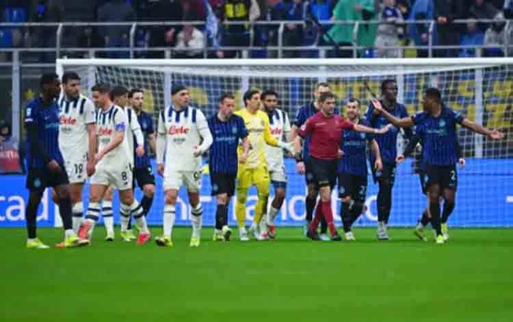 Inter Gagal Jauhi Milan Setelah Diimbangi Atalanta