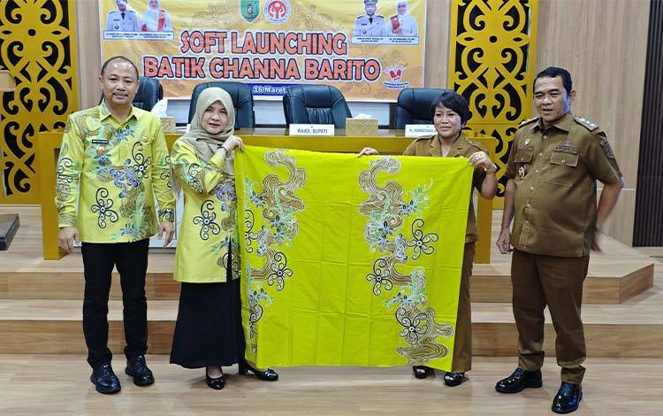 Dekranasda Barito Selatan Luncurkan Batik Channa Barito, Perkuat Identitas Budaya Daerah