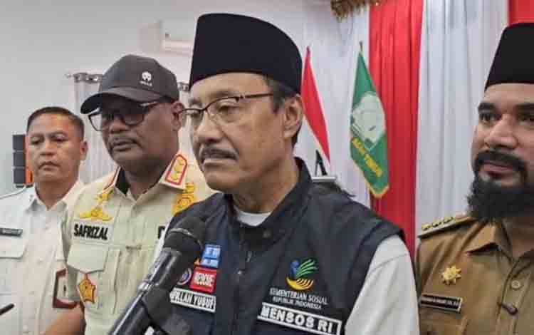 Mensos Pastikan Penyaluran Bantuan Bencana Berprinsip Kehati-hatian