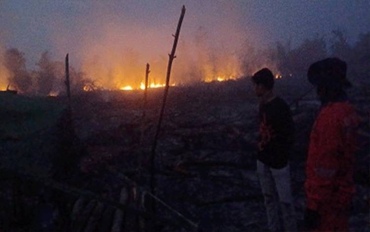 Kebakaran Lahan Kembali Landa Sejumlah Titik di Sampit