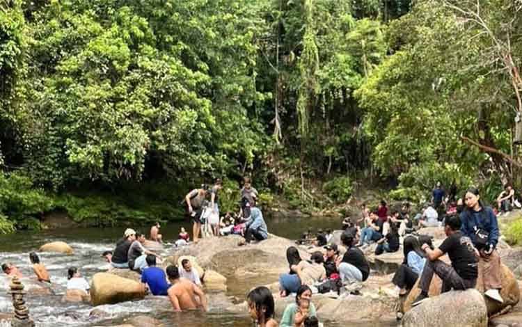 Wisata Sei Setongah Masih Ramai hingga Hari Kelima Lebaran, Pedagang Raup Keuntungan
