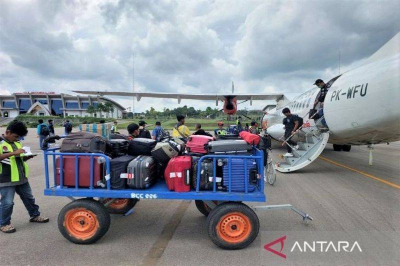 H+5 Lebaran, Penumpang Pesawat di Muara Teweh Mulai Menurun