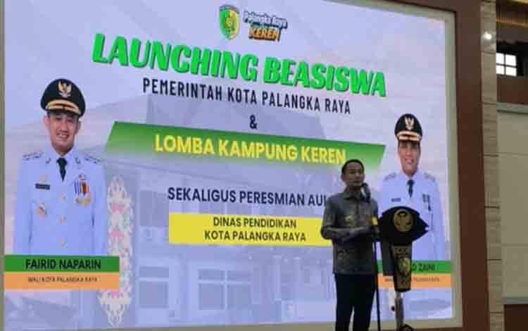 Wali Kota Palangka Raya Resmikan Beasiswa 2026 dan Lomba Kampung Keren, Dorong SDM Unggul