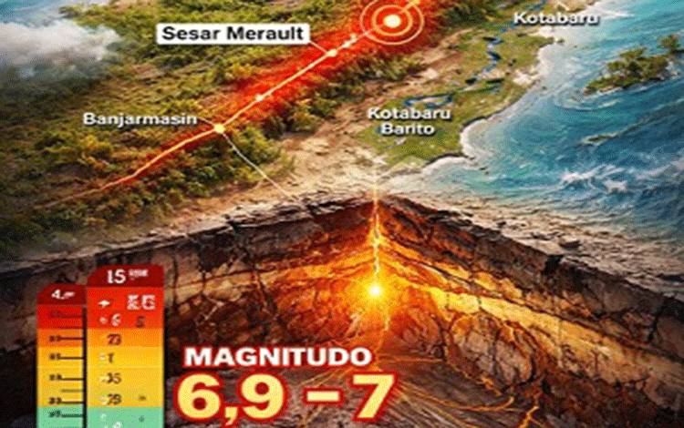 Potensi Gempa Besar di Sesar Meratus, Bisa Mencapai Magnitudo 7