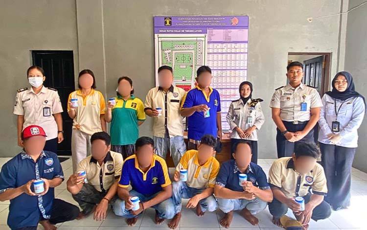 Tes Urine Rutin Warga Binaan, Rutan Tamiang Layang Perketat Deteksi Dini Narkoba