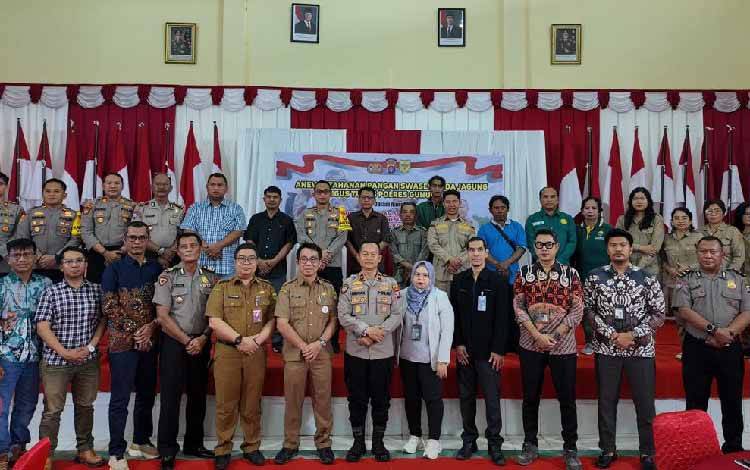 Polres Gunung Mas Gandeng PBS Wujudkan Swasembada Jagung di Gunung Mas