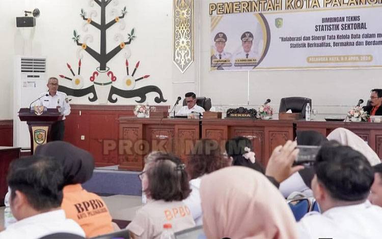 Sekda Palangka Raya Sebut Data Adalah The New Oil bagi Pembangunan