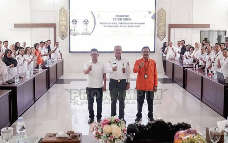 Sinergi OPD Kunci Palangka Raya Kelola Data Menjadi Kekayaan Baru Daerah