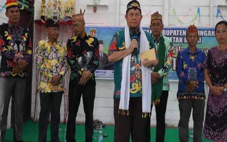 Bupati Katingan Gelar Safari Nyepi di Tumbang Baraoi: Perkuat Kerukunan dan Bentengi Generasi Muda