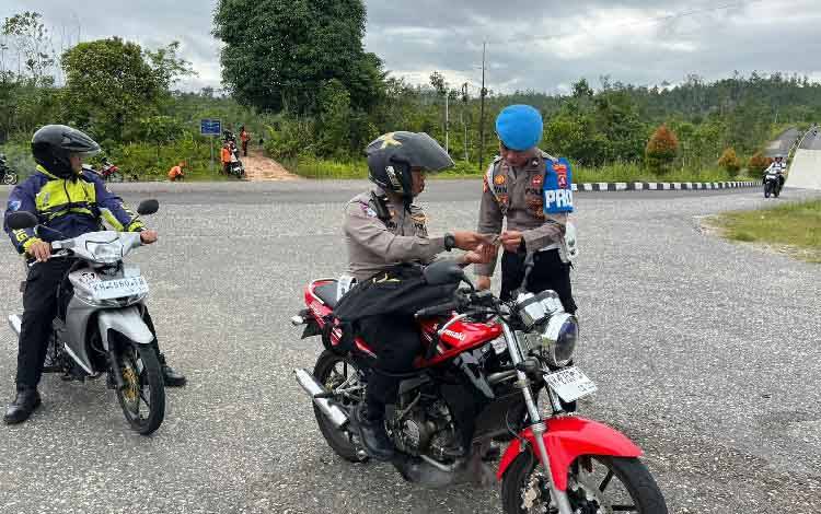 Polres Gunung Mas Gelar Penegakan Ketertiban dan Disiplin Personel