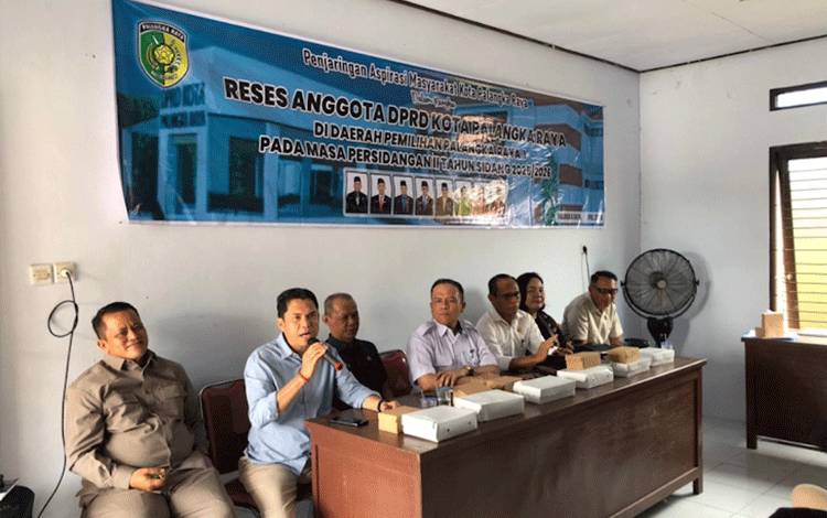 Reses Dapil I DPRD Palangka Raya di Petuk Bukit Serap Aspirasi Infrastruktur hingga Ekonomi Warga