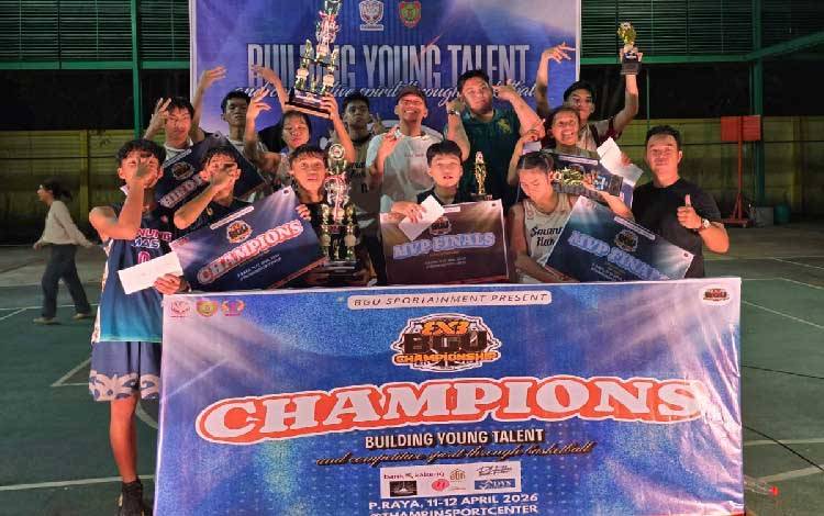 Tim Bola Basket dari Gunung Mas Borong Medali di Ajang BGU Student Championship se-Kalteng