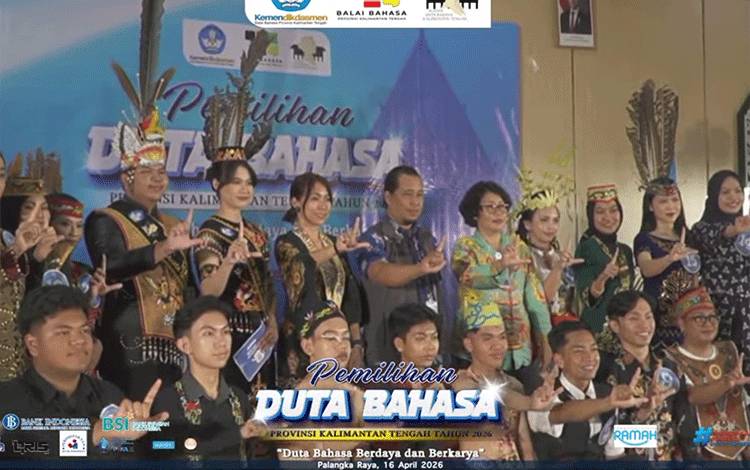 Monolog Hingga Tarian Warnai Unjuk Bakat Duta Bahasa Kalteng 2026