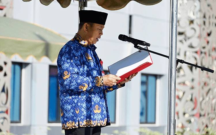 Pemkab Bartim Tegaskan Kinerja ASN Berbasis Hasil dalam Apel Kesadaran Nasional