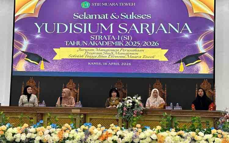 45 Mahasiswa STIE Muara Teweh Resmi Yudisium