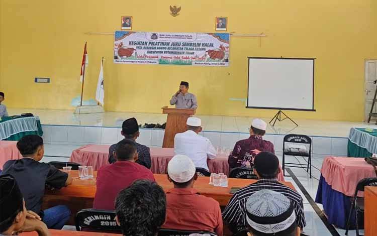 Pelatihan Juru Sembelih Halal di Telaga Antang untuk Tingkatkan Kompetensi dan Kepercayaan Masyarakat