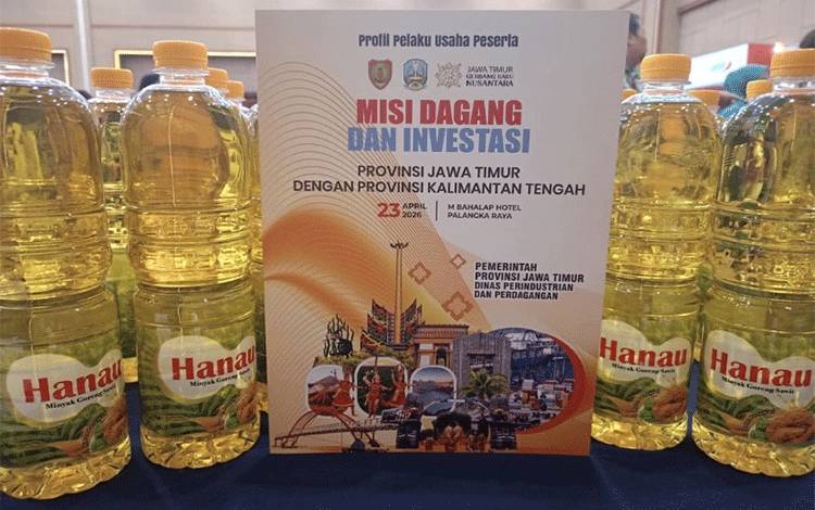 Produk Minyak Goreng Premium Kalteng Hanau Tembus Pasar Nasional dan Unjuk Kualitas di Misi Dagang Jatim-Kalteng