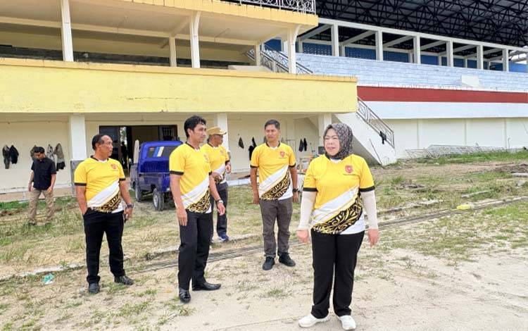 Bupati Kobar Tinjau Kesiapan Venue Porprov 2026 di Sport Center Pangkalan Bun