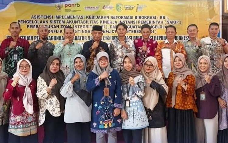 Pemkab Seruyan Ikuti Asistensi Peningkatan SAKIP