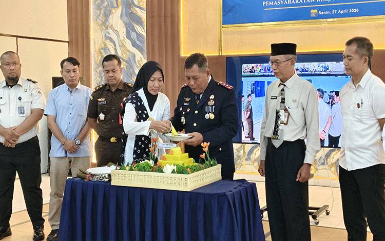 Kalapas Pangkalan Bun Komitmen Tingkatkan Kredibilitas di Hari Bakti Pemasyarakatan