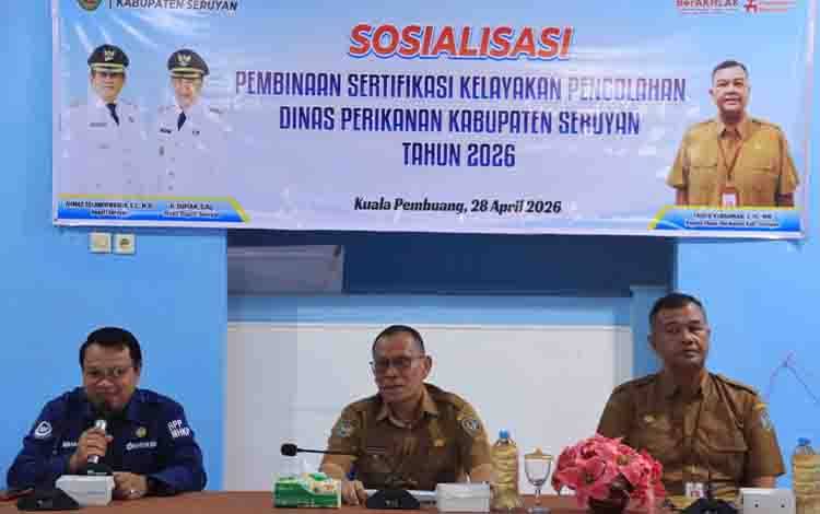 Dinas Perikanan Seruyan Sosialisasikan Sertifikasi Kelayakan Pengolahan Tingkatkan Daya Saing Produk