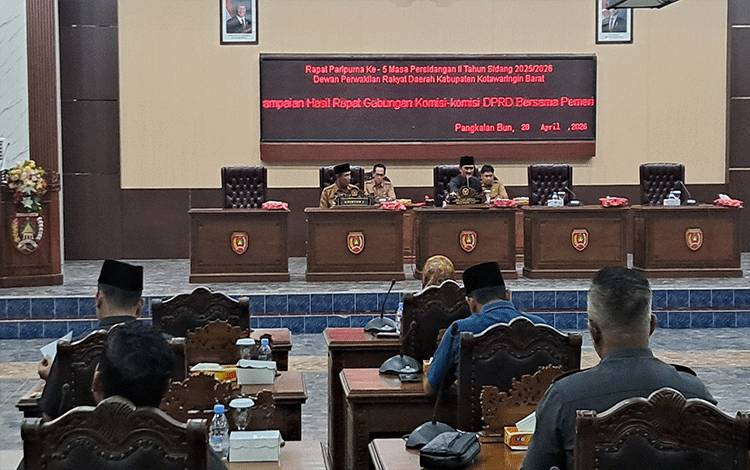 Rapat Paripurna DPRD Kobar Bahas Dua Ranperda Tahun 2026