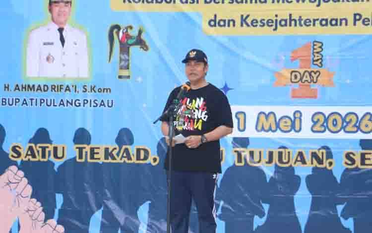 Peringati Hari Buruh, Wabup Pulang Pisau Tekankan Perlindungan dan Kesejahteraan Pekerja