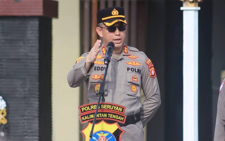 Kapolres Seruyan Tegaskan Komitmen Berantas Narkoba dan Ingatkan Seluruh Anggota Jaga Integritas