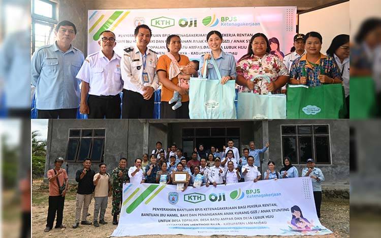 PT Korintiga Hutani Salurkan CSR 2026, Bantu Pekerja Rentan hingga Penanganan Stunting di Tiga Desa
