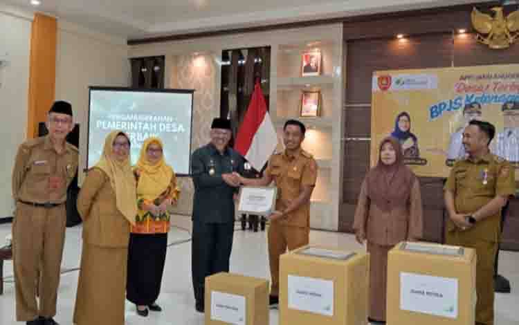 Pemkab Kobar Apresiasi Desa Terbaik Dukung Jamsostek