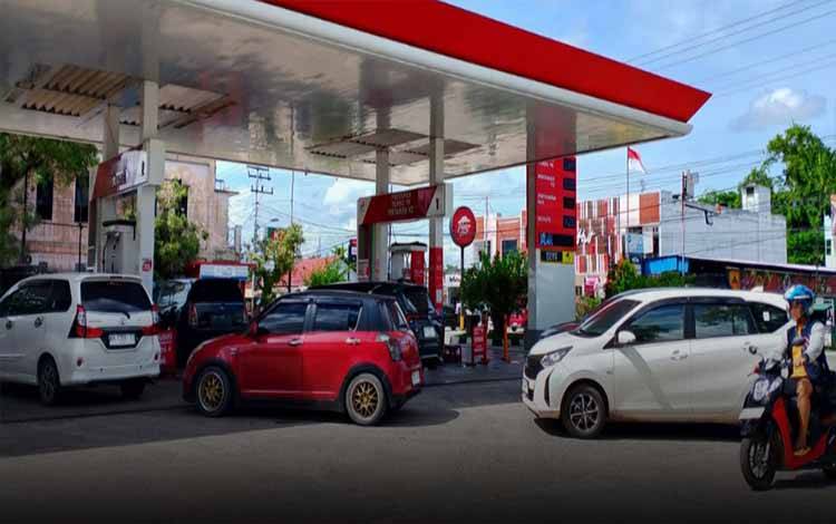 Isi Pertalite di Palangka Raya Dibatasi Rp200 Ribu per Mobil
