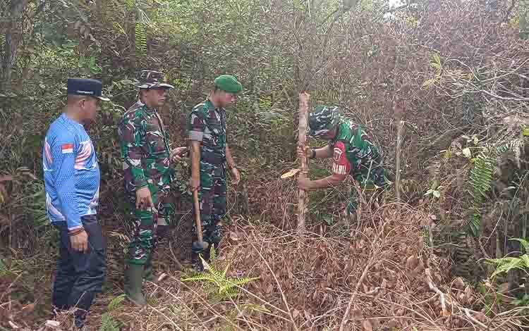 Korem 102/Panju Panjung Siapkan Lahan Pembangunan Yon TP 923/Mentaya di Kotim