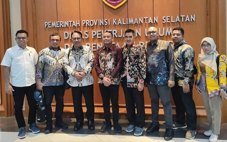 Komisi IV DPRD Kalteng Belajar Strategi Penanganan Jalan ke PUPR Kalsel, Hadapi Tantangan Anggaran Menurun