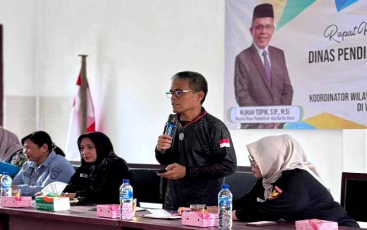 Kadisdik Barito Utara Tekankan Peningkatan Mutu Pendidikan di Kecamatan Gunung Purei